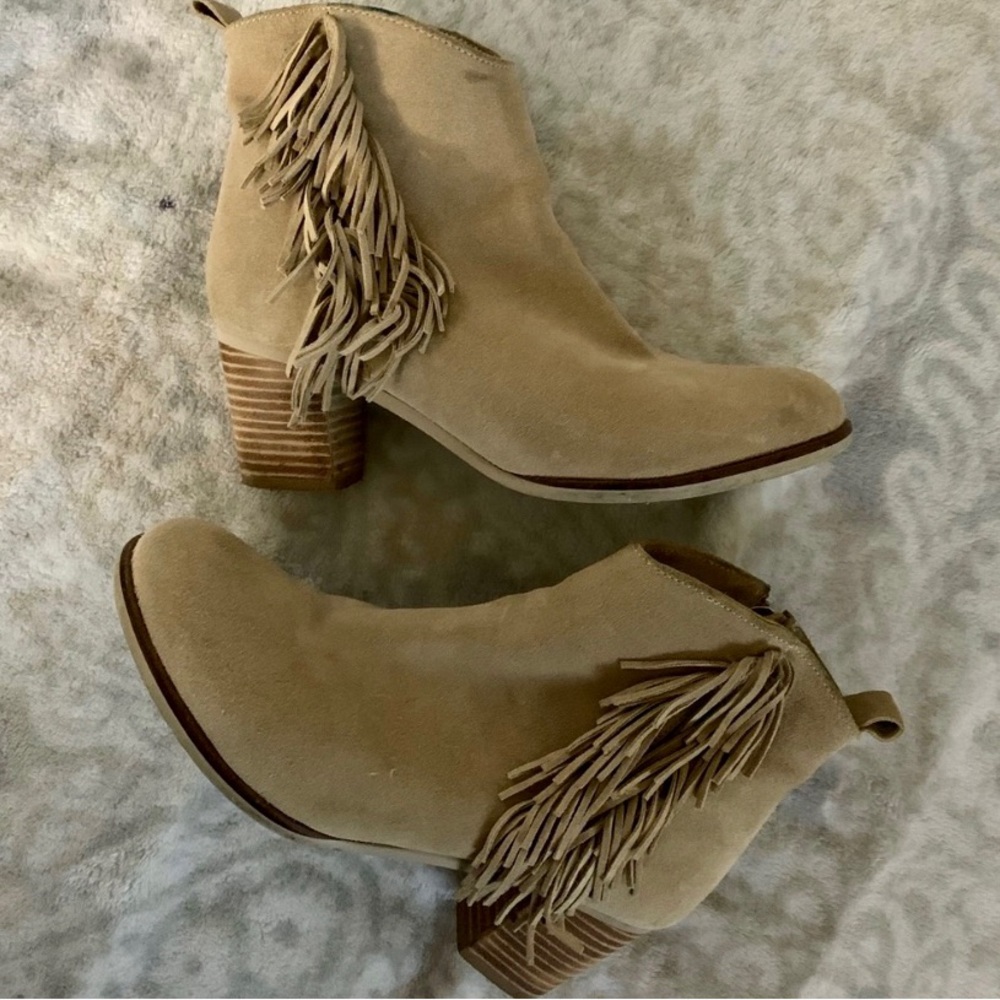 Matisse Cloey Fringe Booties